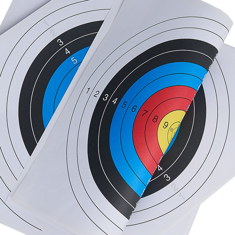 12Pcs Archery Target Paper Face 43x43cm Practice Training Paper for Re