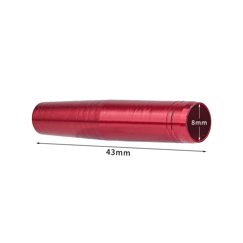 12Pcs Archery Broadhead Adaptor Aluminum Connect Arrowhead for ID 8mm Arrow Shaft