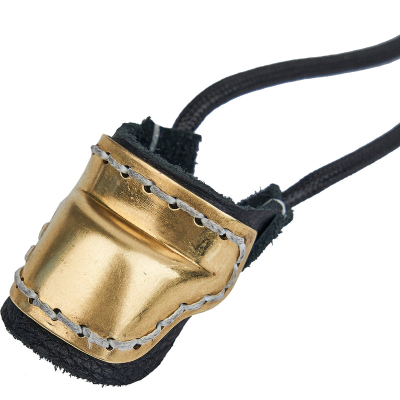 Bowstar Archery Thumb Ring with Wrist Strap Finger Tip Protector