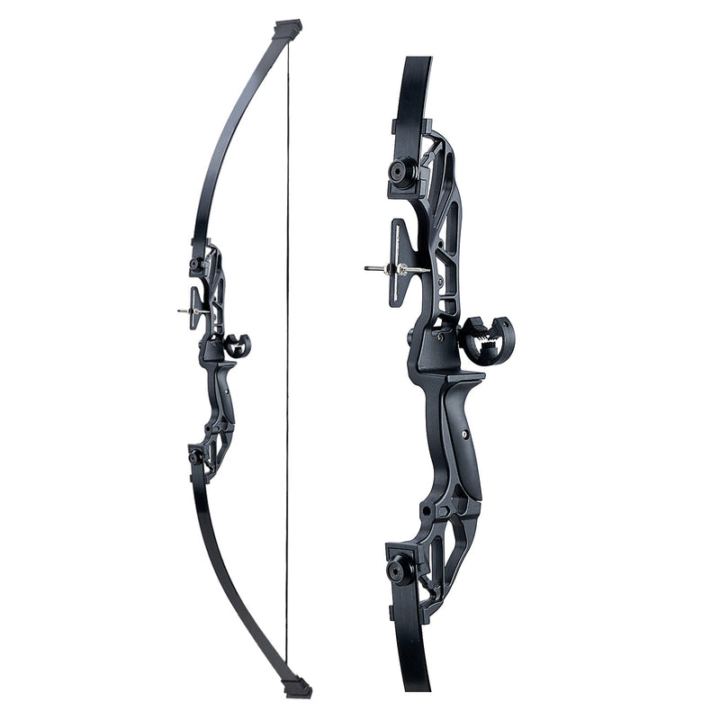 53" Archery Straight Bow Takedown Right Handed Bow Aluminum Alloy Riser 20/30/40/55lbs