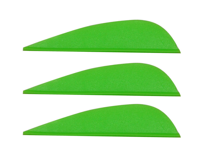 50pcs Archery Arrow Feather 2.5/3/4/5 Inch Plastic Vanes Random Color for Carbon Shaft