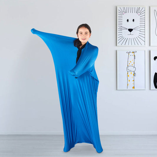 Sensory Body Sock Breathable Cozy Sensory Sack for Kids Full-Body Wrap to Relieve Stress