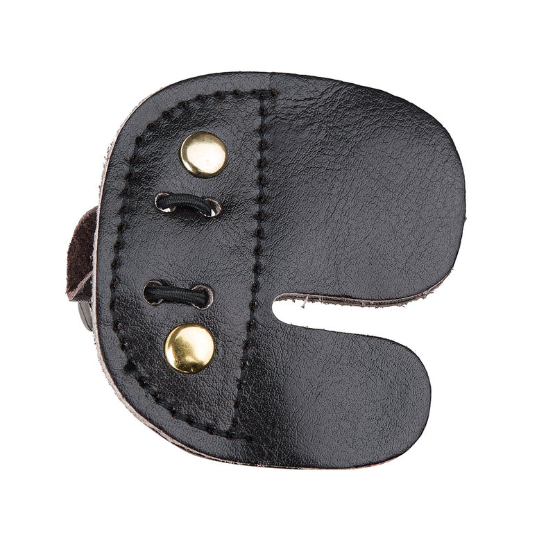 Archery Double Layer Finger Tab Leather Finger Guard Protector