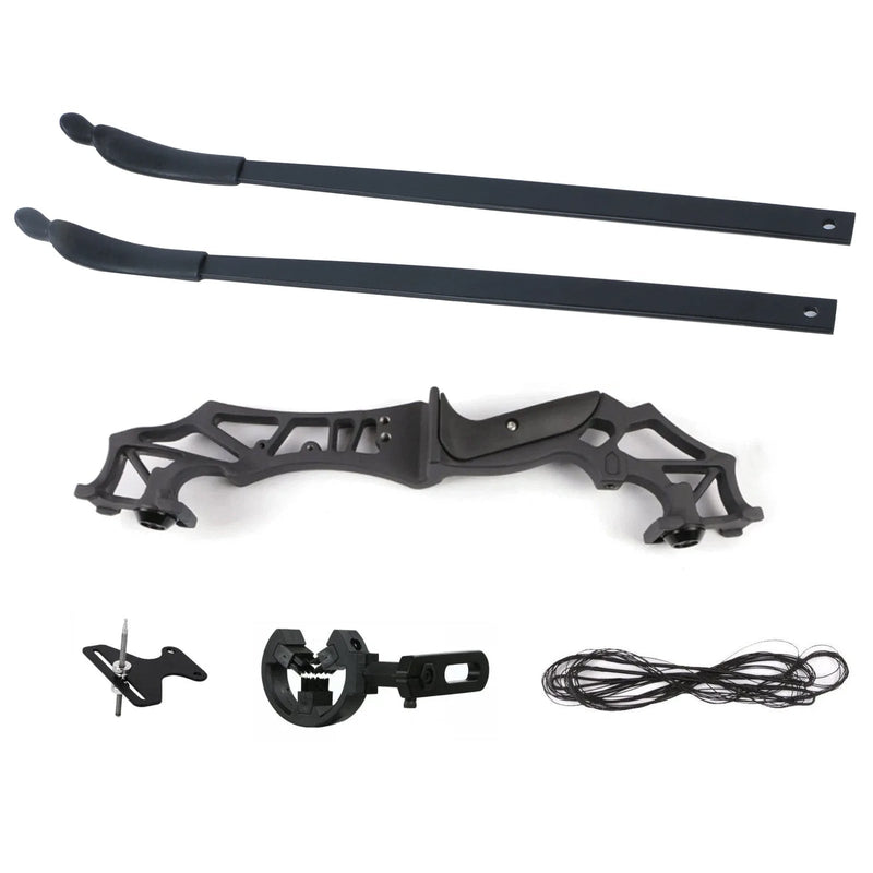 Archery 53" Takedown Recurve Bow and Arrows Set for Beginner Practice Right Hand Bow 20/30/40/55lbs