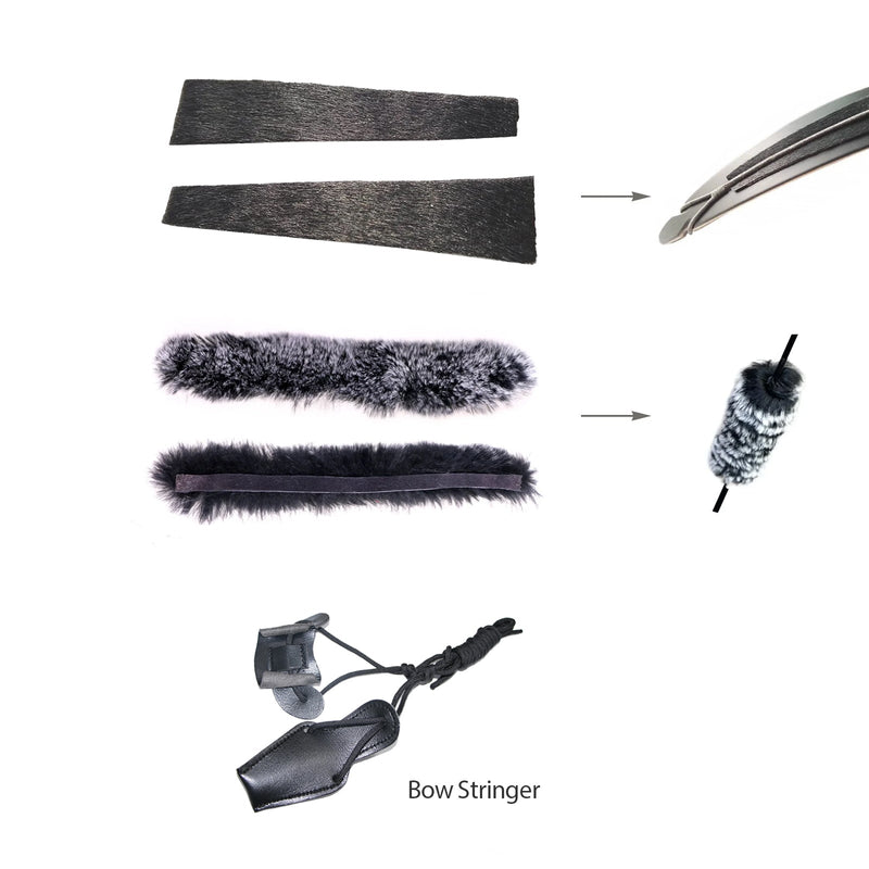 Archery  60" Hunting Recurve Bow Takedown Wood Laminated Bow RH for Outdoor Shooting 25-50lbs