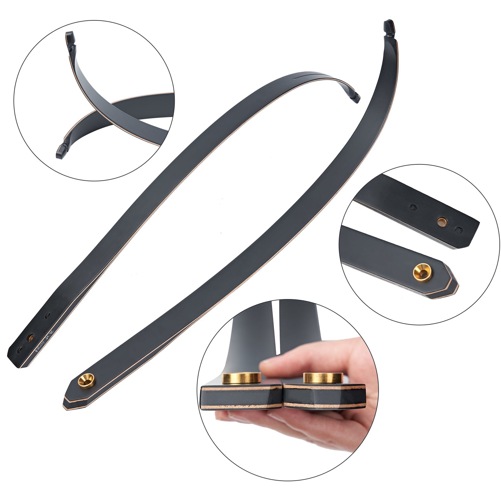 Producto: SinoArt Falcon 60" Takedown Hunting Recurve Bow Metal Riser 30 35 40 45 50 55 60 65 70 Lbs Black/Camo RIGHT HANDED (Color: Camo, Tamaño: 45 LBs