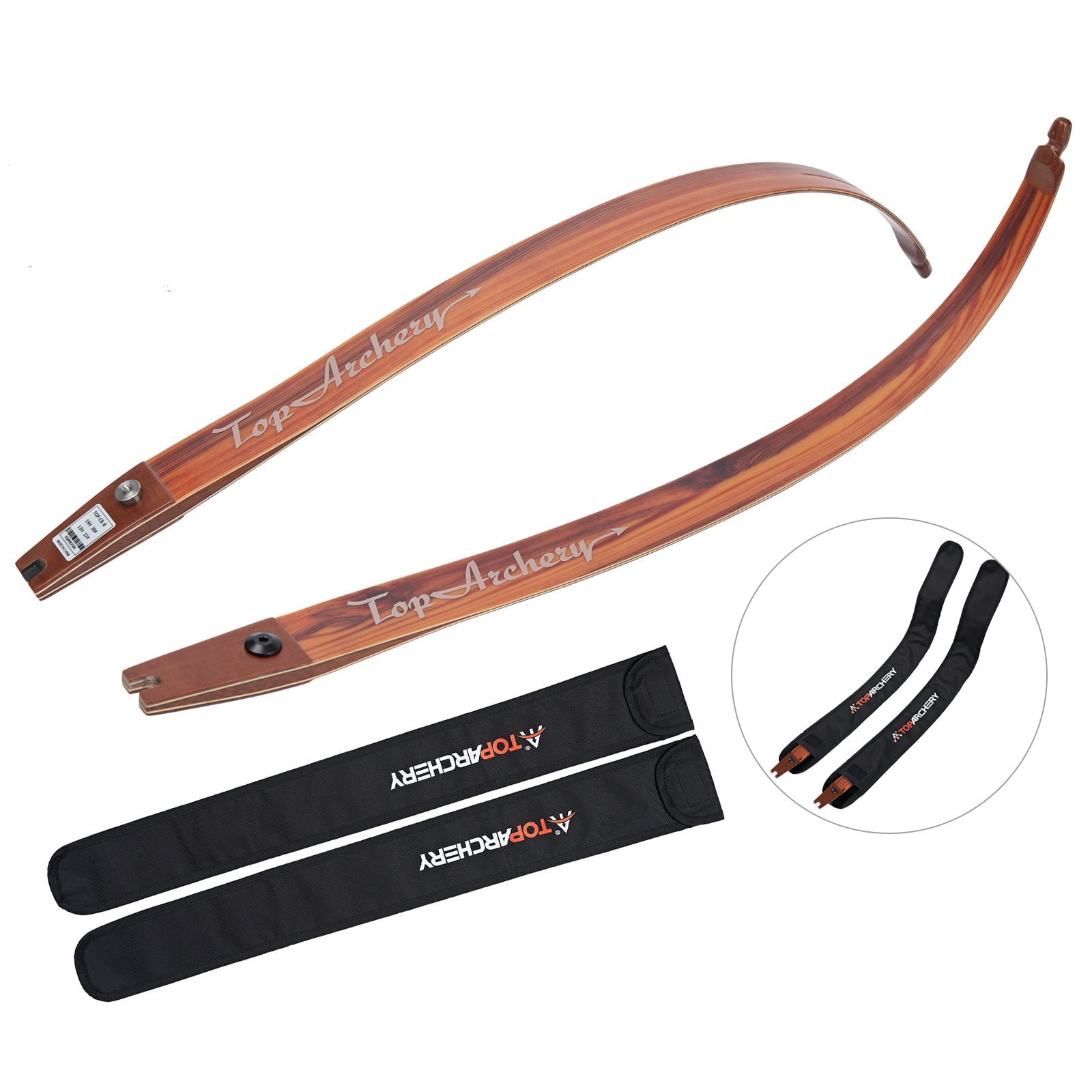 Archery ILF Recurve Bow limbs 2560lbs Carbon Sheet Wood Bamboo Lamina TopArchery